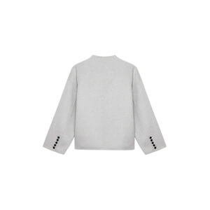 Mint Velvet Grey Hand Finished Button Detail Jacket